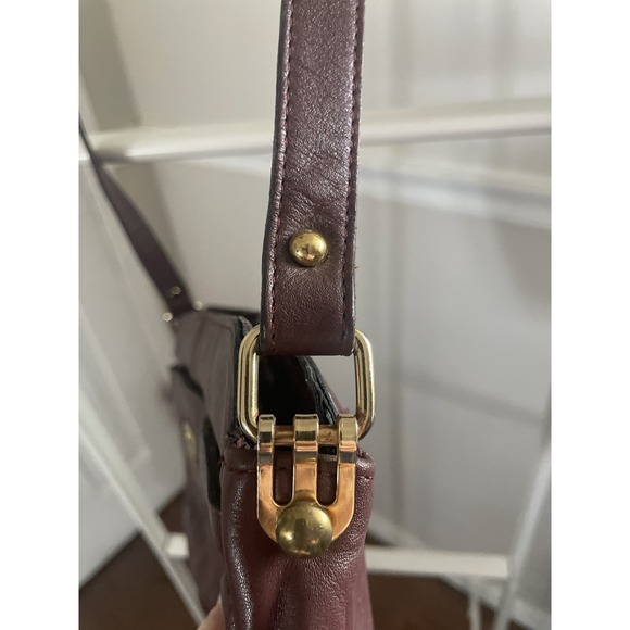 Etienne Aigner Vintage Classic Oxblood Soft Leather Shoulder Bag/Crossbody - Picture 4 of 11